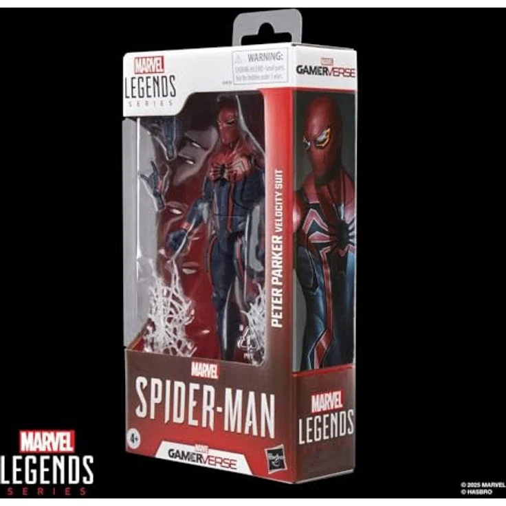 Hasbro Spiderman Spd Legends Exc Blue 3, 15 cm Action-Figur im Geschwindigkeits-Anzug mit 4 Accessoires – Bild 2