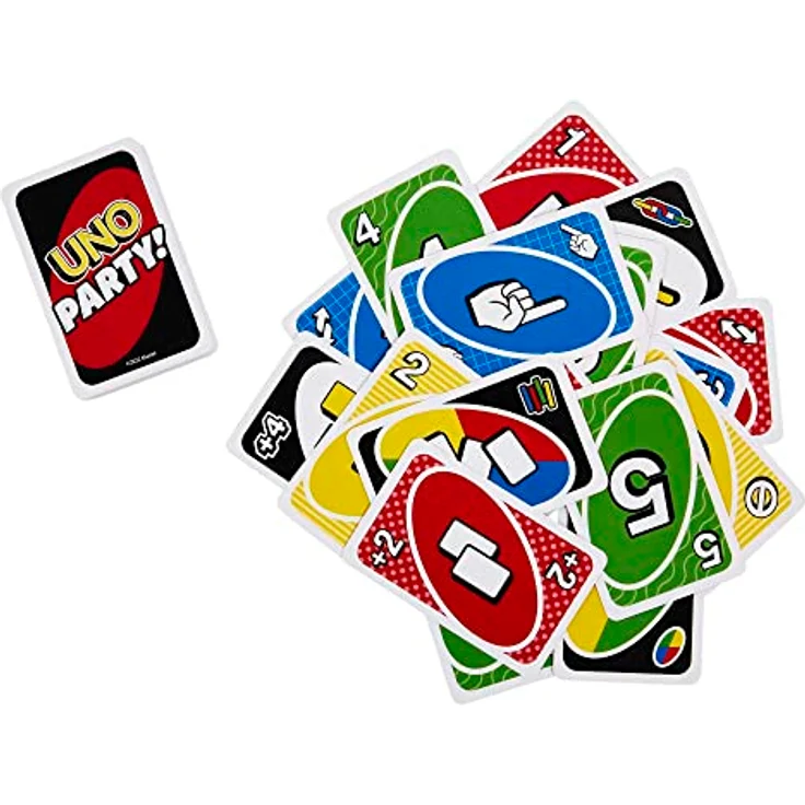 UNO Party - Spannendes Kartenspiel für große Gruppen, 6-16 Spieler, neue Regeln & schnelles Spielvergnügen, ideal für Familien & Freunde, HMY49 – Bild 4