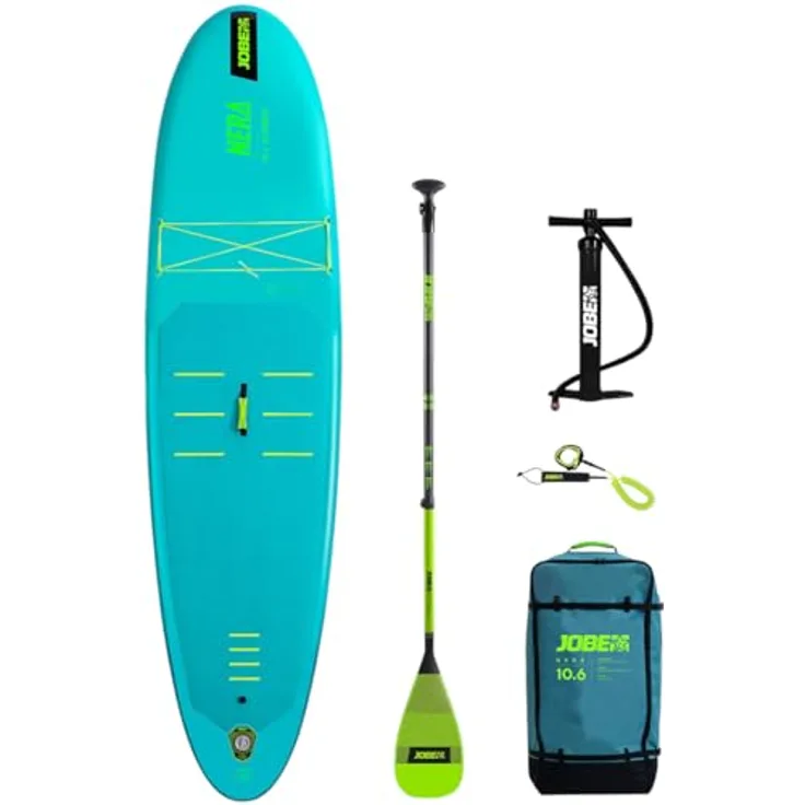 Jobe Aero Nera 10.6, Aufblasbares Paddle-Surf-Set, 320 cm x 81 cm, hohe Stabilität und Manövrierfähigkeit