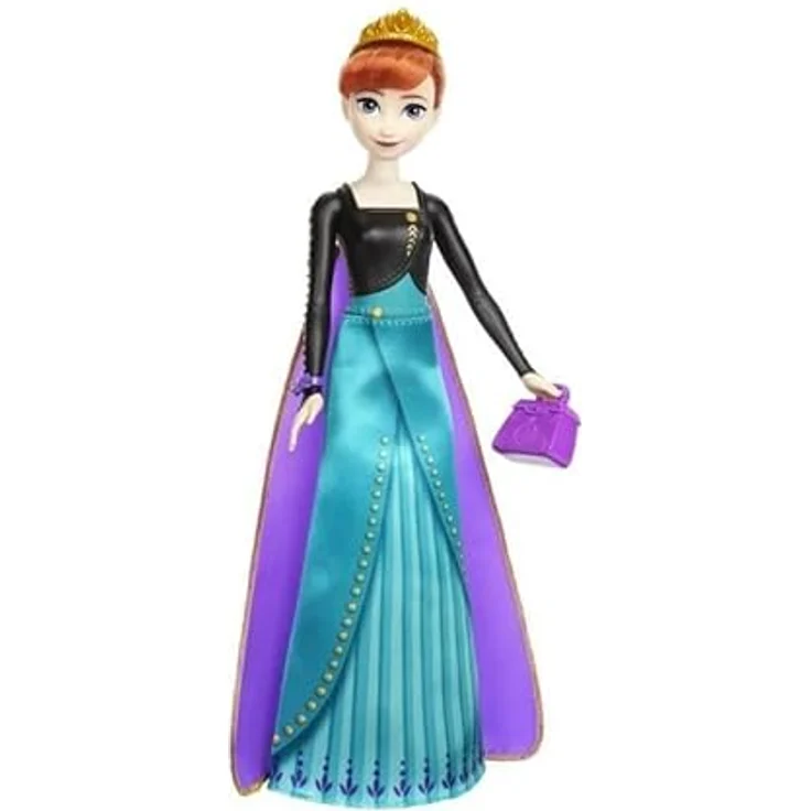 Mattel® Anziehpuppe Disney Die Eiskönigin Spin & Reveal Anna, Magische Blume und 5 Überraschungstüten, Film-inspiriertes Outfit – Bild 5