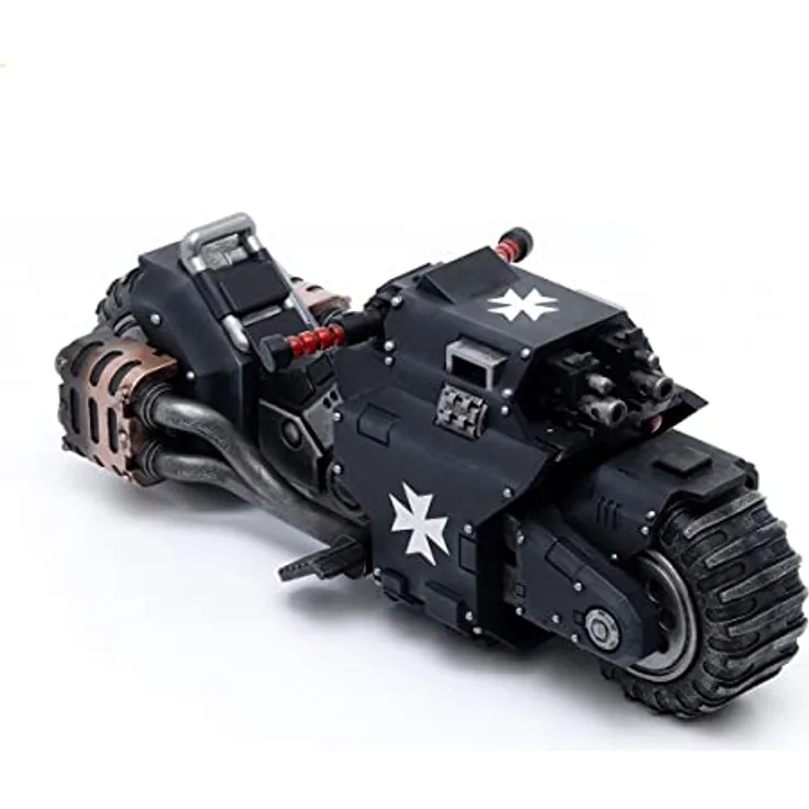 NoName WARHAMMER 40K Black Templars Outriders, detailreiche Figurine mit 8,5 cm Höhe, kompatibel mit 1/18 Actionfiguren