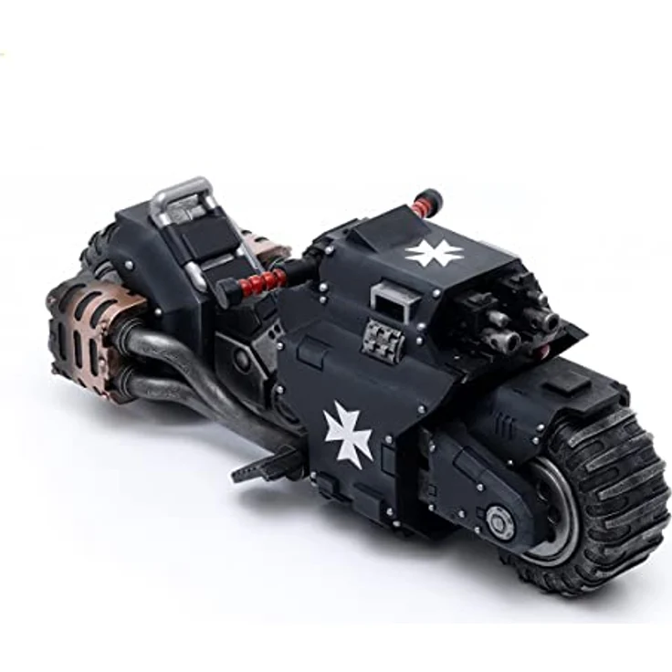 NoName WARHAMMER 40K Black Templars Outriders, detailreiche Figurine mit 8,5 cm Höhe, kompatibel mit 1/18 Actionfiguren – Bild 1