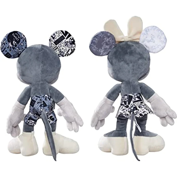 Simba 6315870123 - Disney Mickey & Minnie Mouse 100 Jahre Collector-Set, 33cm Plüsch, limitierte Sammler-Edition, Geschenk-Box, Amazon exklusiv, Zertifikat & Seriennummer, für Erwachsene & Kinder – Bild 4