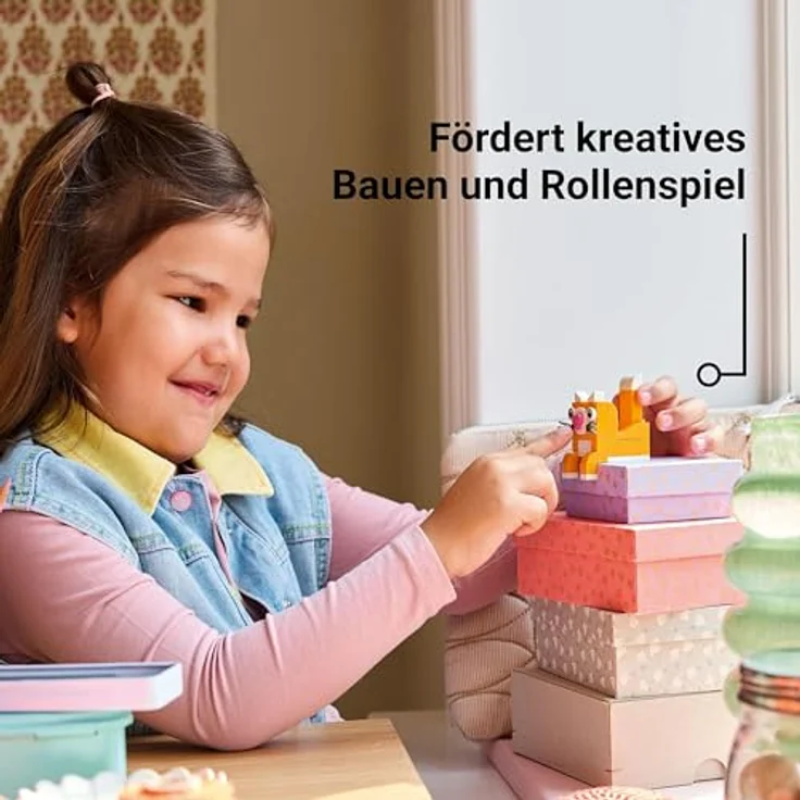 LEGO Classic Kreative Spaßbox, Bunte Bausteine für fantasievolle Rollenspiele, Bauset für Anfänger, Spielzeug für Mädchen und Jungen ab 5 Jahren, Modelle zum Umbauen 11042, von LEGO. – Bild 5