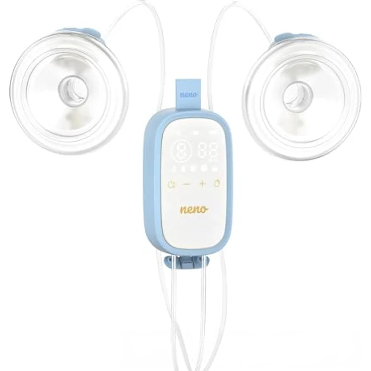 NENO Velo – Handfreie mobile Milchpumpe – USB-C, dreiphasiges Abpumpen, anpassbare Trichtergröße, intuitives Touchpanel – Bild 3