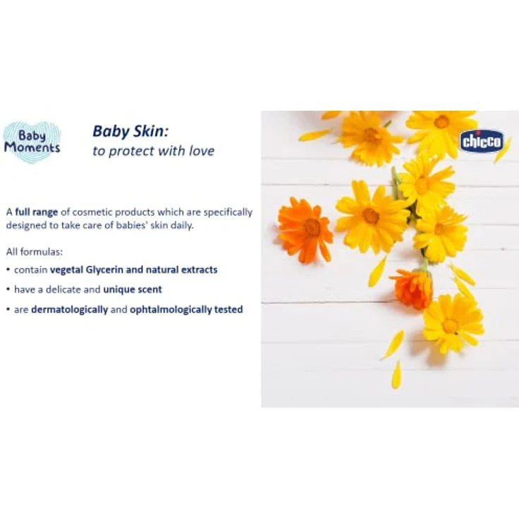 Chicco Baby Moments Hygiene-Set für Neugeborene, Körperbad, Shampoo und Seife, tränenfreie Formel, Beauty Bag mit Reißverschluss, Geschenkidee – Bild 4