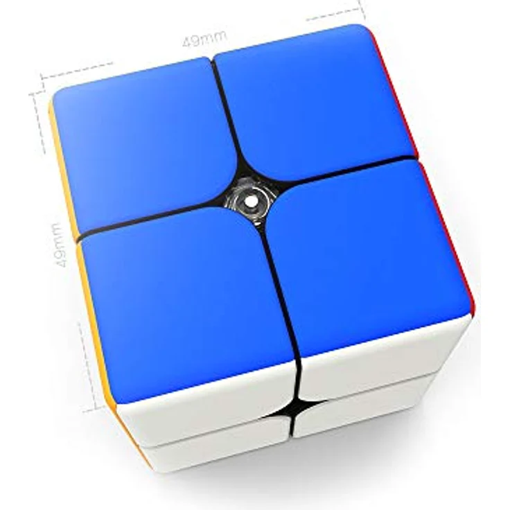 GAN 249 v2, 2x2 Speedcube Gans Mini Würfel Puzzle Spielzeug 2x2x2 Zauberwürfel 49mm (Stickerlos) – Bild 5