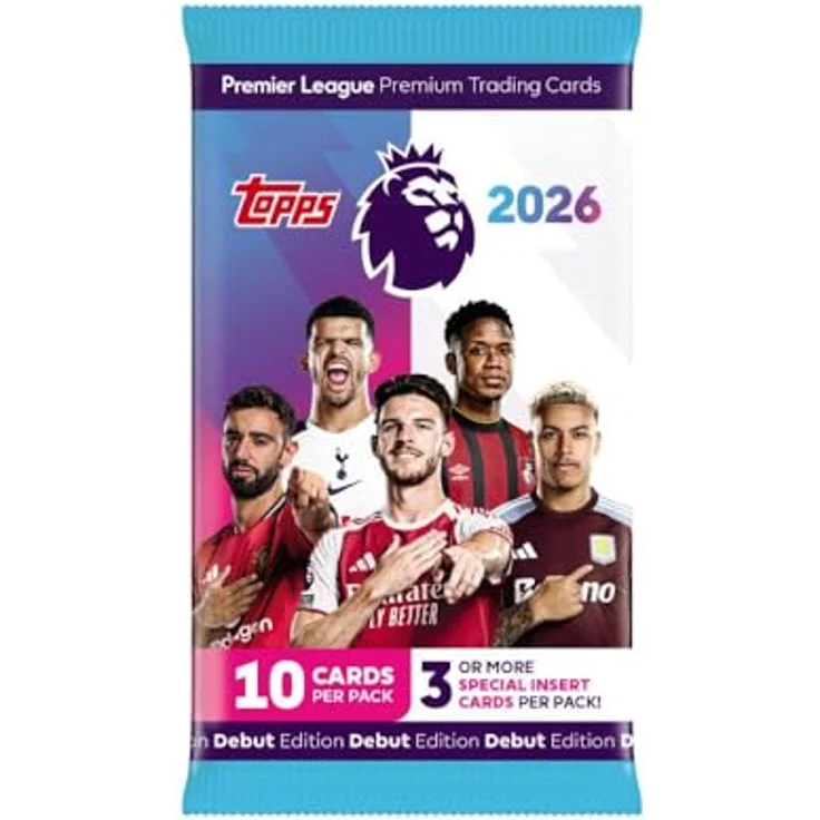 Topps Premier League 2025/26 Trading Cards Booster, Sammelkarten mit Stars deiner Lieblingsmannschaft – Bild 2