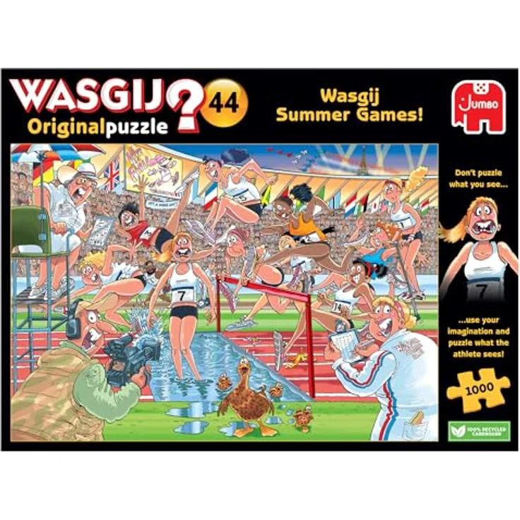 Jumbo Wasgij, Original 44 - Sommerspiele!, Puzzle mit 1000 Teilen für Erwachsene, humorvoll – Bild 3