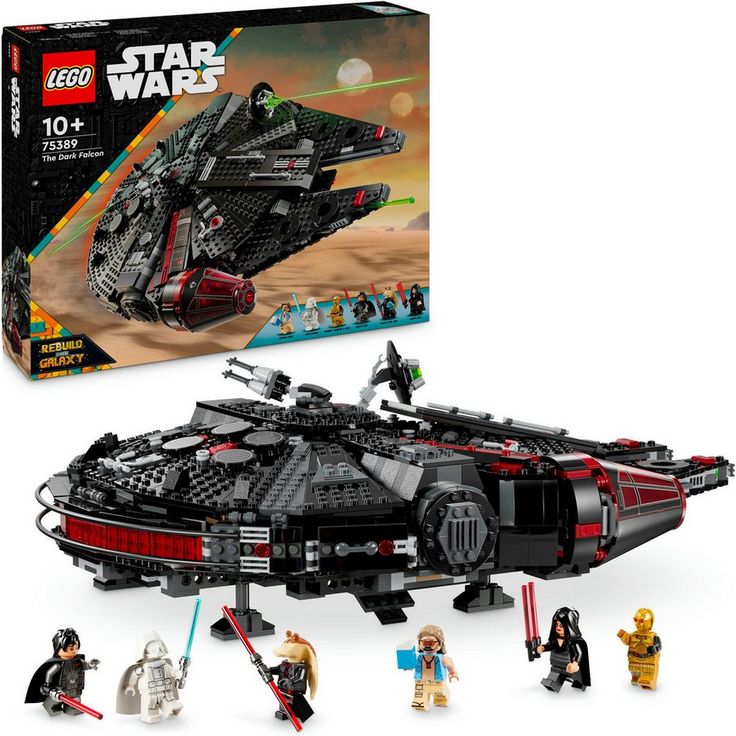 LEGO® Konstruktionsspielsteine Dunkler Millennium Falke (75389), LEGO Star Wars TM, (1579 St), Made in Europe