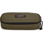 EASTPAK OVAL Single Federmäppchen, platzsparendes Mäppchen mit 1 Fach, aus 100% Nylon, Army Olive (Grün)