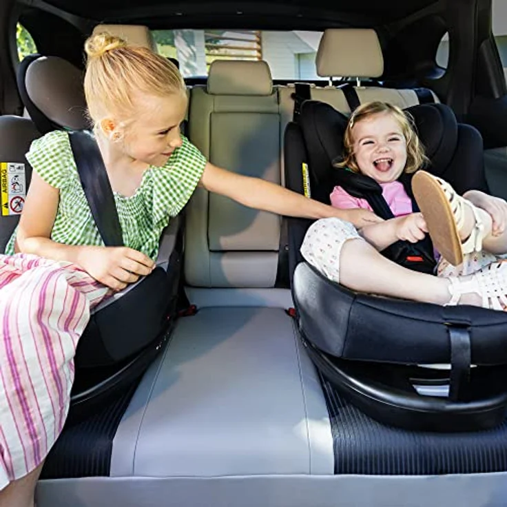 Bebeconfort EvolveFix i-Size, um 360° drehbarer Kindersitz, Kindersitz der Gruppe 0 1 2 3, ISOFIX-Kindersitz, ab Geburt bis zu 12 Jahren, bis zu 36 kg, 40-150 cm, Black Mist – Bild 10
