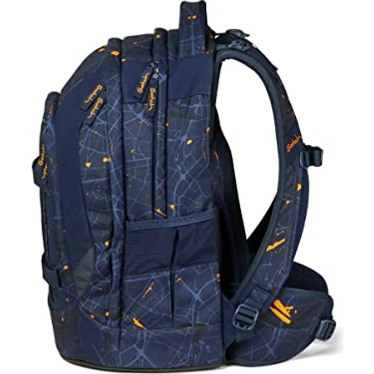 Satch Pack Schulrucksack Set 3tlg. in Urban Journey mit Schlamperbox und Sportbeutel, 30 Liter Volumen, 100% recyceltes Material, reflektierende Elemente – Bild 5