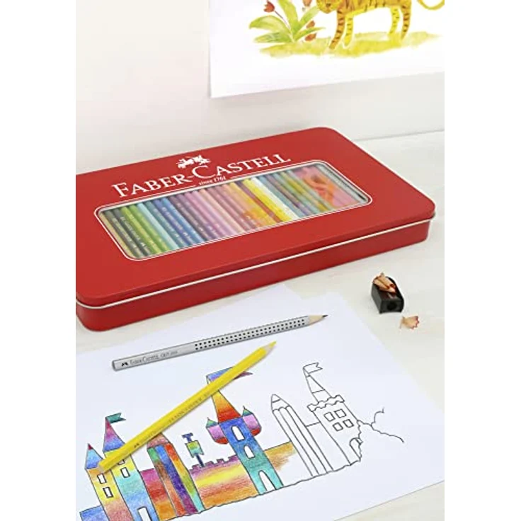 Faber-Castell 115886 - Buntstifte Hexagonal, 36er Metalletui - Preisvergleich – Bild 3