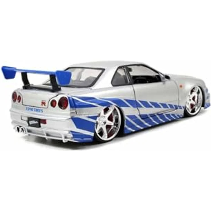 Jazwares - 97158 - Metals Diecast - Fast and Furious, Brian O'Conner's Nissan Skyline GT-R, Maßstab 1:24 – Bild 3