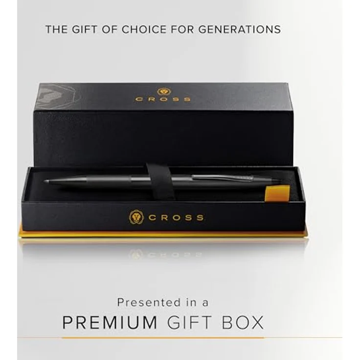 Cross Classic Century, Drehkugelschreiber mit strukturiertem Griff, schwarz in Geschenkbox – Bild 6