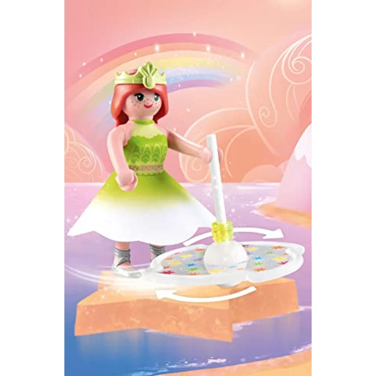 PLAYMOBIL Princess Magic 71364 Himmlischer Regenbogen-Kreisel mit Prinzessin, ab 4 Jahren – Bild 2