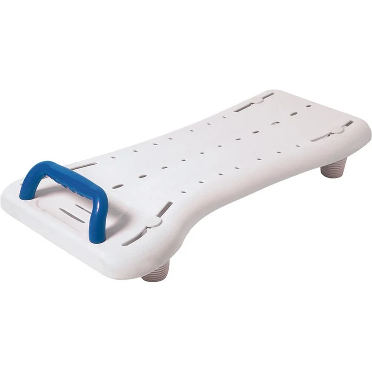 Drive Medical Badebrett Benny XL, rutschsicheres Duschbrett mit Haltegriff und seitenverstellbaren Gummistoppern, Länge wahlweise 68cm oder 73cm