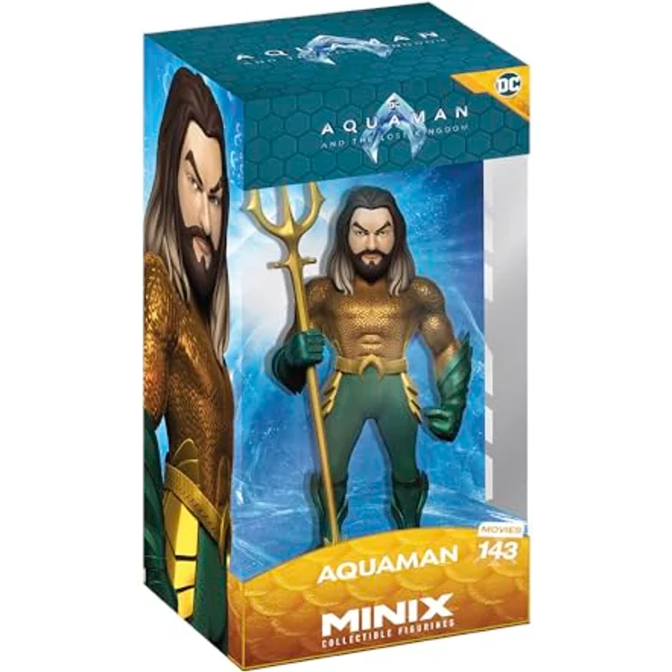 MINIX Bandai Sammelfigur Aquaman, 12 cm, DC, detaillierte Sammlerfigur für Ausstellung und Geschenkidee, geeignet für Kinder und Erwachsene (MN19212) – Bild 2