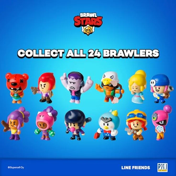 Brawl Stars BRW2010 Collectible Figure, Multi-Colored, 1 Stück, zufällige Auswahl – Bild 3