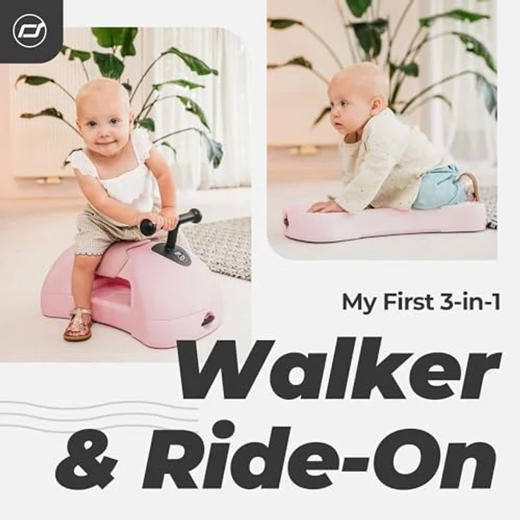 Scoot&Ride My First 3in1 Babyroller / Babyrutscher rose – Bild 2