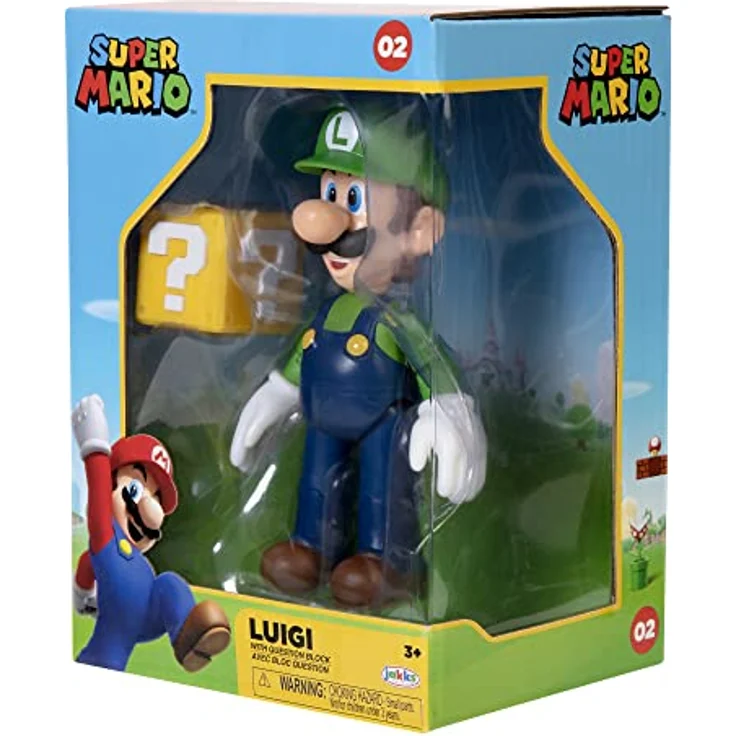 Super Mario - Luigi 10 cm Figur (Sammlerbox) – Bild 2