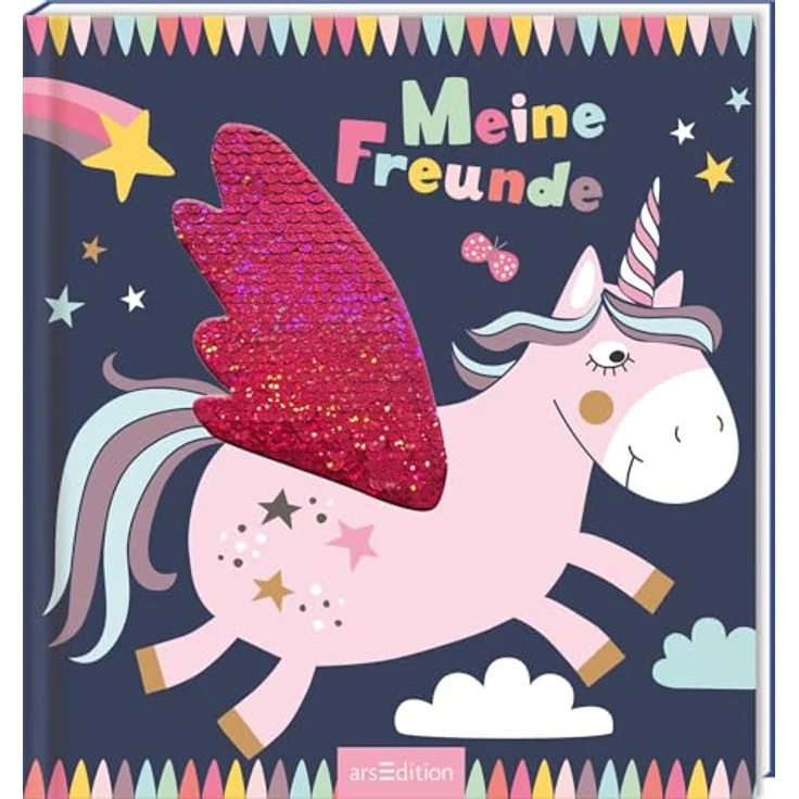 arsEdition, 12233, Freundealbum Einhorn (Wendepailletten). Ab 4 Jahre – Bild 2