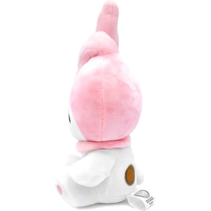 Joy Toy Sanrio My Melody Eco-Plüsch, Weiß-Pink, weicher Plüsch aus recyceltem Material, nachhaltig und umweltfreundlich, inkl. Kartontäschchen – Bild 3