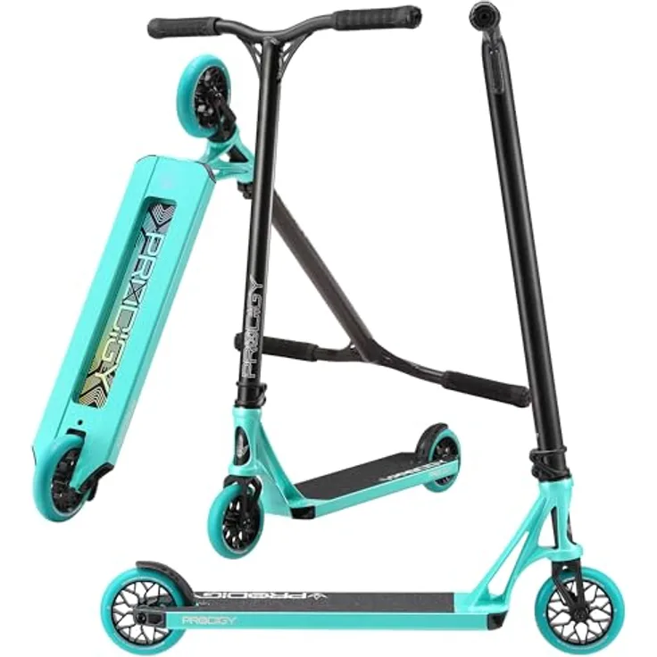 Blunt Scooters Prodigy X Complete Scooter, Blaugrün - Profi-Scooter für fortgeschrittene Fahrer, hochwertige Komponenten