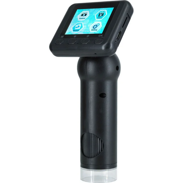 Denver MSC-255 Digitalmikroskop mit 1000-facher Vergrößerung, 0.3MPixel CMOS-Sensor, 2 Zoll LCD-Bildschirm und 32GB erweiterbarem Speicher – Bild 1