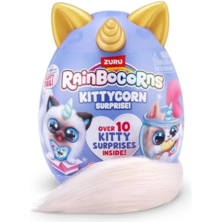ZURU Kittycorn Surprise Serie 3 (Nia), Plüschtier mit über 10 Überraschungen, magischem Herz und flauschigem Schwanz zum Sammeln für Mädchen – Bild 2