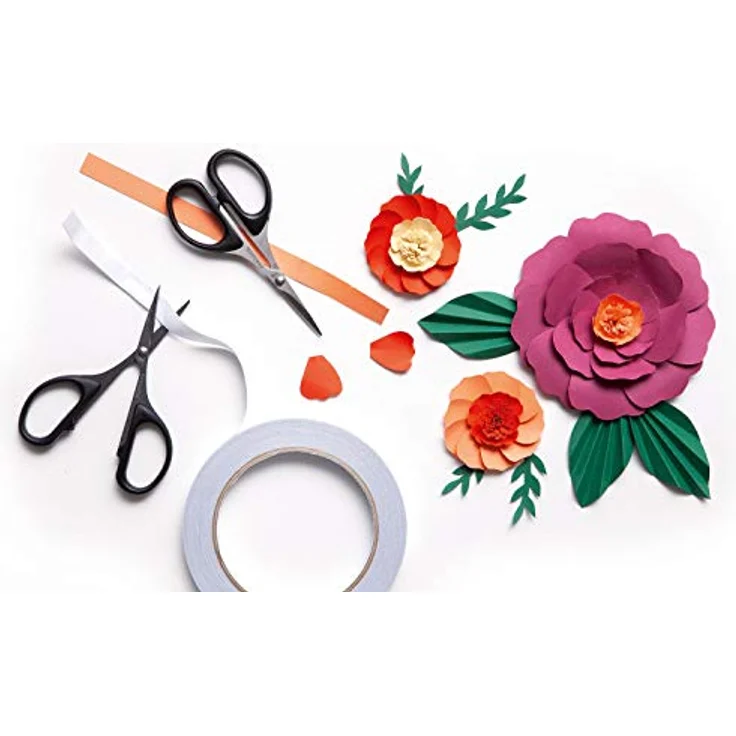 Folia 779 Silhouettenscheren 2er Set, 10,5 cm, mit Teflon Antihaftbeschichtung für filigranes Schneiden von Papier und Karton – Bild 4