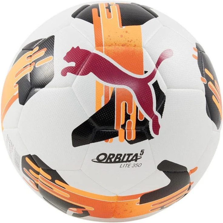 PUMA Fußball PUMA Orbita 5 FUSION Lite 350, Trainingsball für jüngere Spieler, geringes Gewicht, weiß