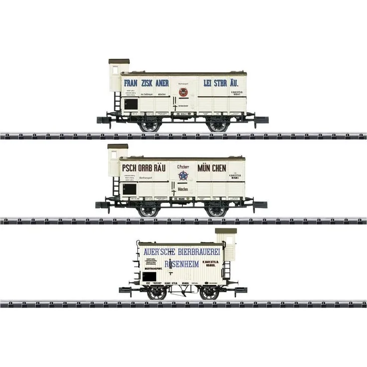 MiniTrix T18726 Güterwagen-Set Biertransport (Spur N)