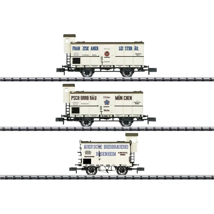 MiniTrix T18726 Güterwagen-Set Biertransport (Spur N)
