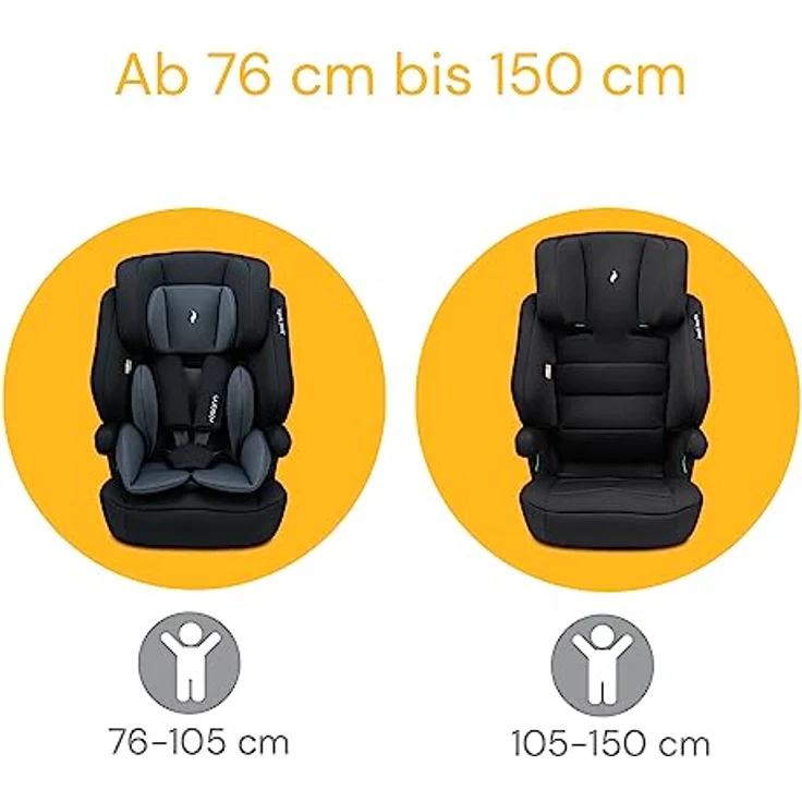 Osann Autokindersitz Jazzi Isofix, mitwachsender Kindersitz, für Kinder von 76 bis 150 cm – Bild 4