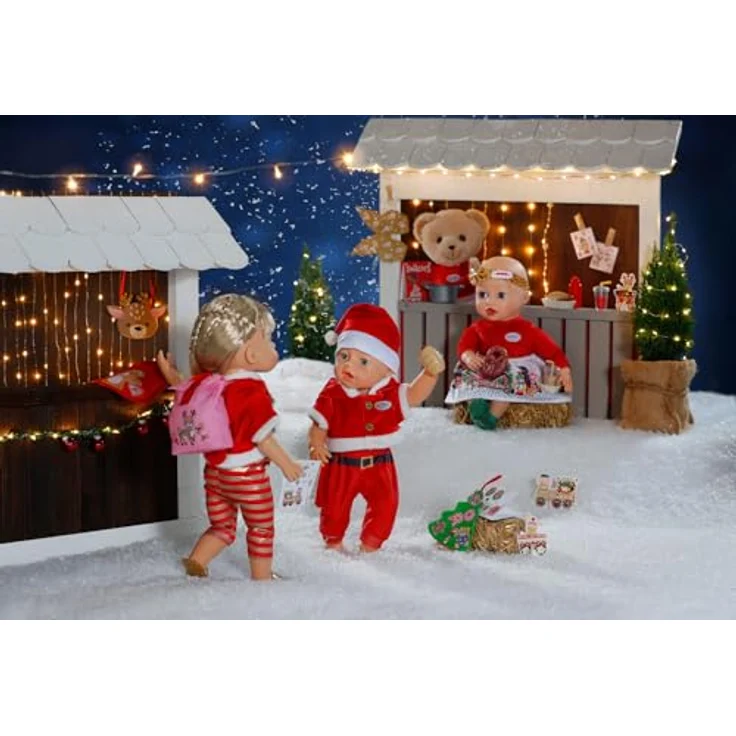BABY Born Advent Calendar 43cm, Puppenkleidung für Kinder mit festlichen Überraschungen – Bild 2