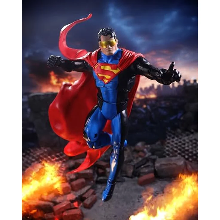 McFarlane Return of Superman DC Multiverse Actionfigur Eradicator, 18 cm, mit Zubehör und Ultra-Artikulation – Bild 2