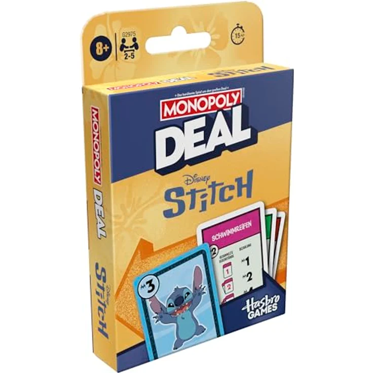 Monopoly Deal: Disney Stitch Edition, Kartenspiel - Deutsche Version – Bild 5