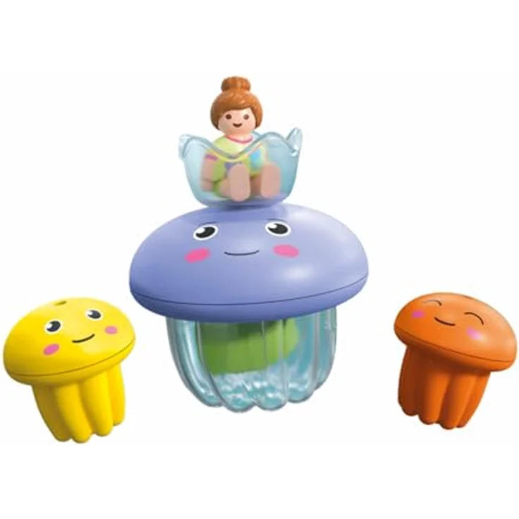 Playmobil® Konstruktions-Spielset Bunte Quallenfamilie, inkl. 3 Tinti-Badetabletten (71439), (9 St), JUNIOR AQUA & Tinti, Made in Europe – Bild 7