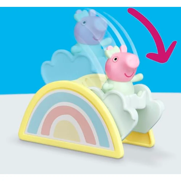 Hasbro Peppa Pig Evies Kinderzimmer-Set, Spielset mit 1 Baby-Evie-Figur und 7 Accessoires, für fantasievolles Spielen – Bild 9