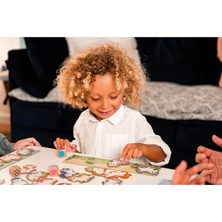 Nathan Das Königreich der Einhörner, Gesellschaftsspiel für 2-4 Spieler, für Kinder von 3-6 Jahren, Thema Farben und Formen – Bild 4