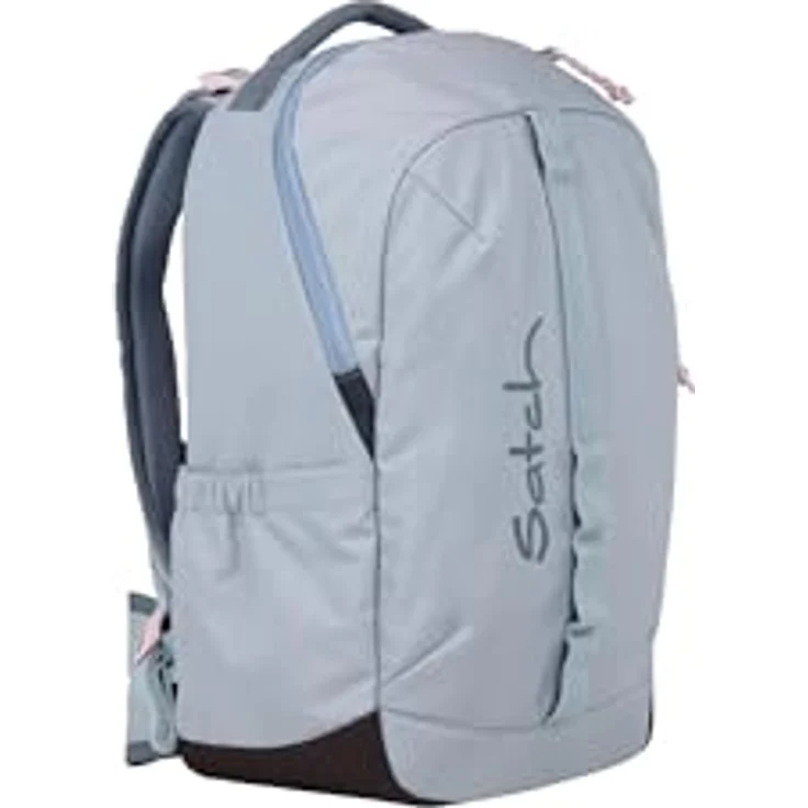 Satch con:next Schulrucksack, ergonomisch, wasserdicht, leicht, mit Laptopfach und Heftebox, Urban Rose Blue - Hellblau – Bild 3