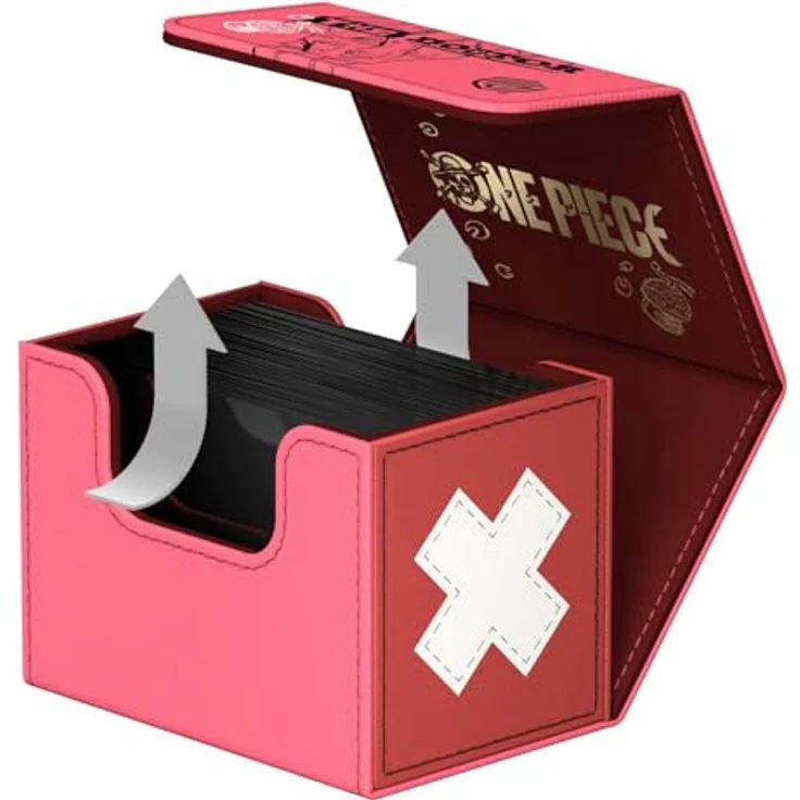 Ultimate Guard Sidewinder 80+ Xenoskin Deck-Box, pink, für bis zu 80 doppelt gesleevte Karten mit Magnetverschluss und Mikrofaserinnenseite – Bild 5