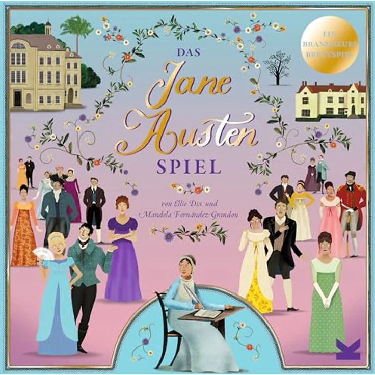 Laurence King Das Jane Austen-Spiel, Brettspiel mit Charakteren aus den Romanen von Jane Austen – Bild 1