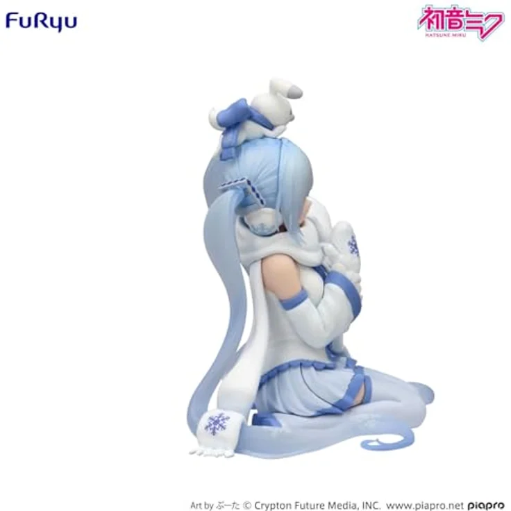 USA Gundam Store Hatsune Miku Snow Miku Sky Town 10th Anniversary Figur, 10 cm Noodle Stopper, Sammleredition – Bild 4
