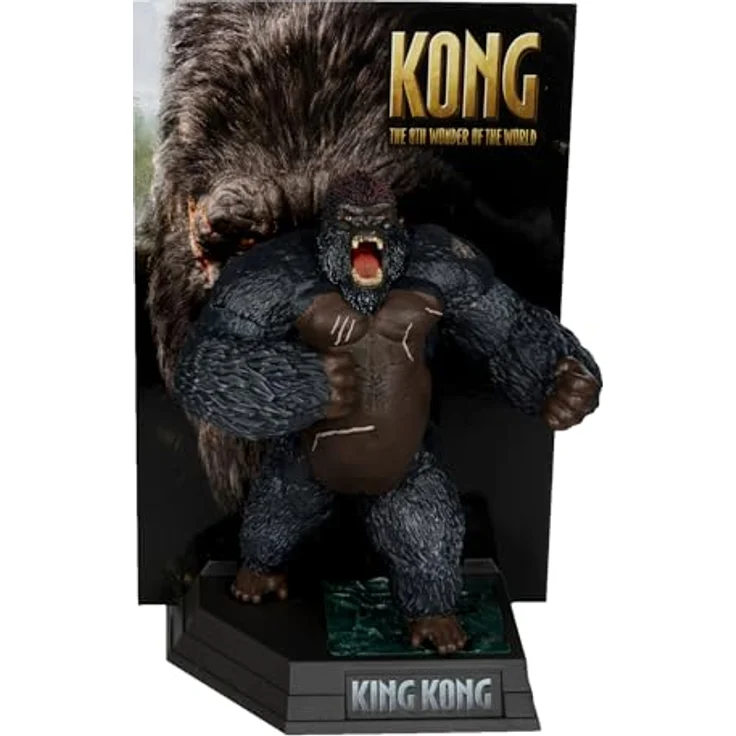Mcfarlane Toys King Kong 2005 Movie Maniacs, detailreiche PVC-Statue, 17 cm mit Base und Backdrop – Bild 6