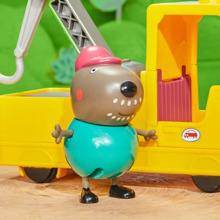 Hasbro Peppa Pig Opa Kläffs Abschleppwagen, Spielzeug-LKW mit Fahrerfigur und beweglichem Abschlepphaken, geeignet für Kinder ab 3 Jahren – Bild 11