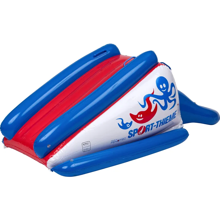 Sport-Thieme Wasserrutsche Baby, aufblasbare Schwimmhilfe mit niedlichen Meeresbewohnern, sicher und geeignet für Kinder ab 6 Monaten, 130x70x60 cm