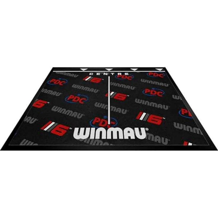 WINMAU Compact-Pro Tragbar Darts-Matte, Polymerverstärkte Konstruktion, Anti-Rutsch-Design